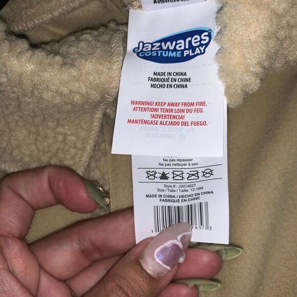 Baby The Mandalorian, Star Wars Infant Grogu Halloween Costume 12-18M pretend - Picture 6 of 7